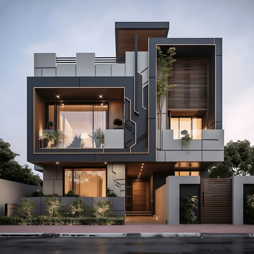 Duplex Residential House – 3000 Sqft
